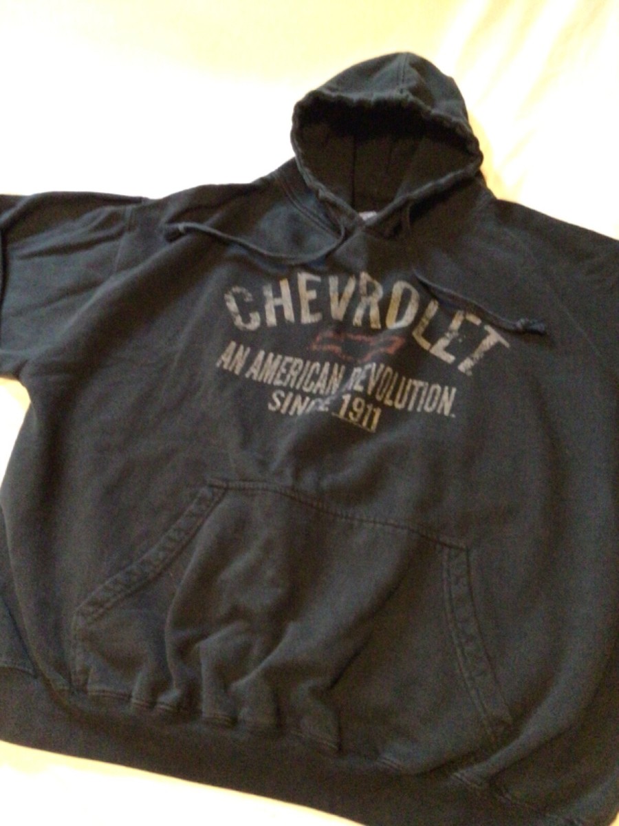 Chevrolet Hoodie~Vintage~H3 Sportsgear~L~Black~Indianapolis
