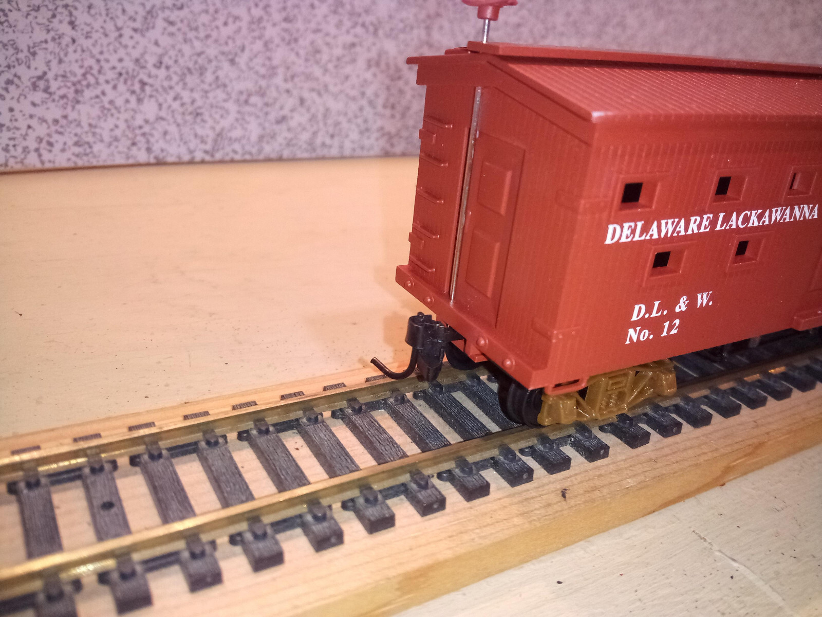 IHC HO Scale Old Time Freight Cars DL&W Maintenance of Way train 3
