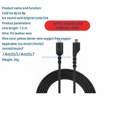 Audio Cable for SteelSeries Arctis 7 5 9 Pro Headphone