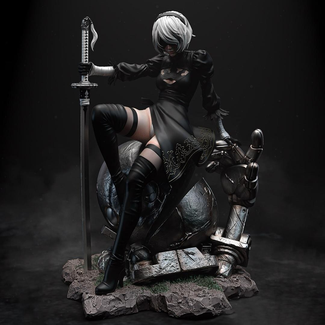 2B 1/6 Nier: Automata Garage Kit Unpainted Unassembled Figure | eBay