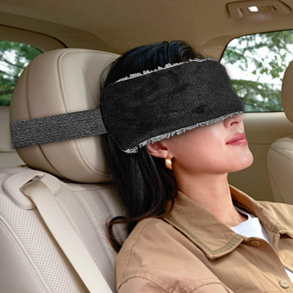 Neck Support Travel Pillow with Strap for Airplane Head Rest Comfort