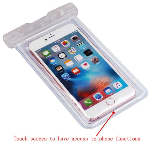 Универсальный белый молнии водонепроницаемый чехол для iPhone 13,12,11,8, SE, 7 Plus, 7 - Изображение 3 из 4