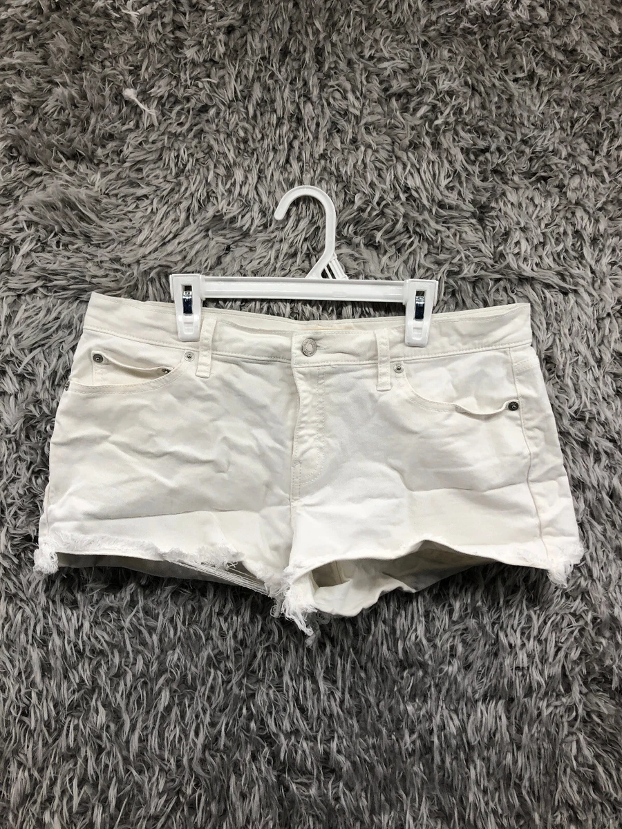Gap white denim shorts sale