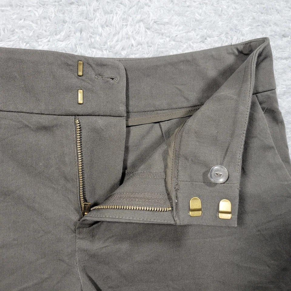Maison Jules Shorts Womens 6 Brown Gray Pockets Stretch 30x4.5 - Image 3 of 4