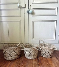 Lot De Trois Paniers 