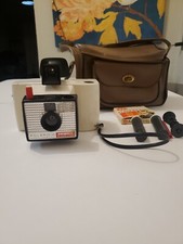 60's Polaroid The Swinger Land Camera Model 20 w/ Vintage Bag Photography Nice 