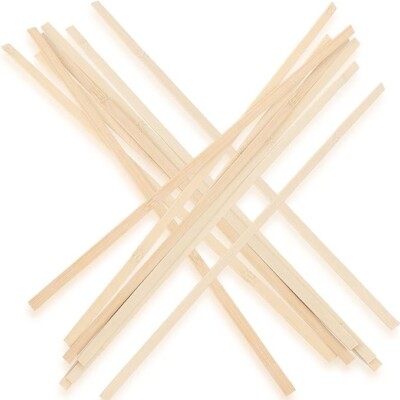 30 Stück 40 x 0,9 cm Basteln Bambus Basteln Holzleisten