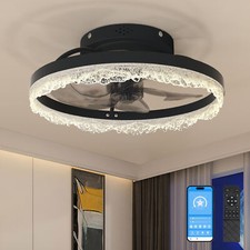 16 Ceiling Fan LED Light Flush Mount Modern F...