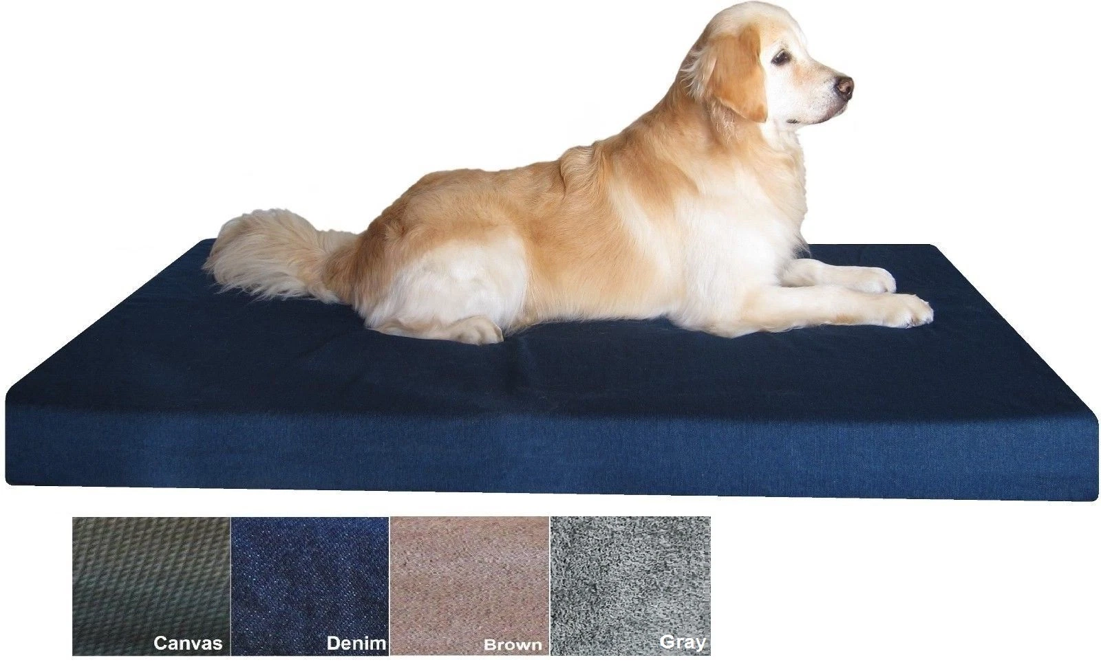 Jumbo MEMORY FOAM Dog Bed with Durable Waterproof Cover for Big Extra Large Dog