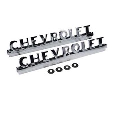 1949-52 Hood Side Emblem - Chevrolet - Pair For Chevy Truck
