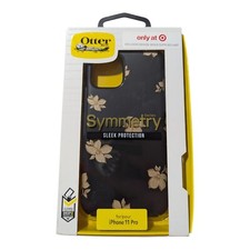 W8. OtterBox Symmetry Series Case for Apple iPhone 11 Pro - Black/Gold Flower