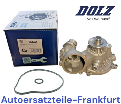 DOLZ Wasserpumpe für BMW 5er E60 E61 + 6er E63 Cabrio E64 + 7er E65-E67 + X5 E53