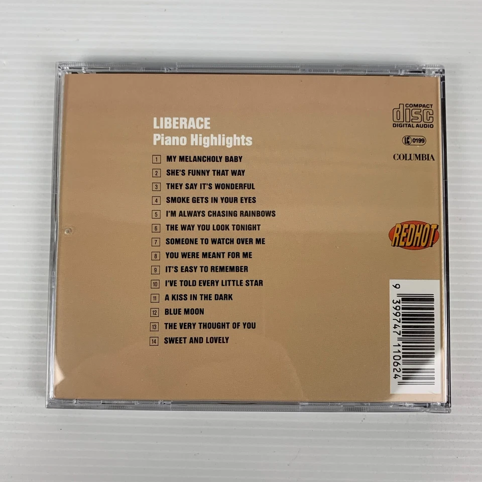 Piano Highlights by Liberace (CD 1992 Columbia) 14 tracks new case - Изображение 4 из 4