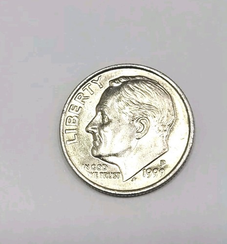 1999-P Roosevelt Dime Double Strike Error. - Picture 3 of 16
