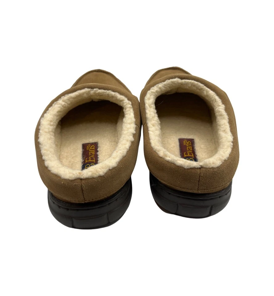 Zapatilla LB Evans Edmonton Para Hombres Tostada Talla 10M Sherpa Forrada Suela de Goma Sin Cordones Foto 4 de 4