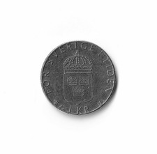 1978 Sweden - 1 Krona - 751 - Copper Nickel Plated Copper Nickel - 7g