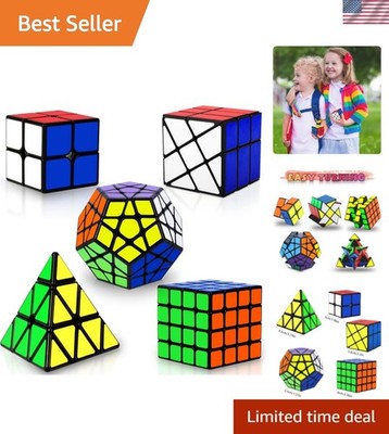 Speed Cube Set, Puzzle Cube, Magic Cube 2x2 4x4 Pyraminx Pyramid Megaminx Fen...