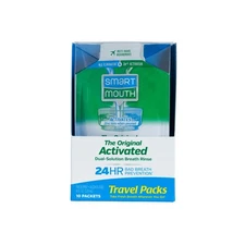 SmartMouth Mouthwash Packets, Clean Mint, 10 Count 10 Fl Oz (Pack o... Fast Ship