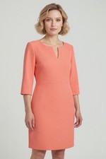 NWT Adrianna Papell Melon Crepe Sheath Dress – Women’s Size 8