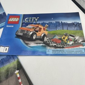 Lego City 60009 Helicopter Arrest Manual Book #1, 2 , 3 INSTRUCTIONS ONLY