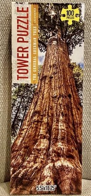   General Sherman Tree 100 Piece Tower Jigsaw Puzzle California Sequoia NEW