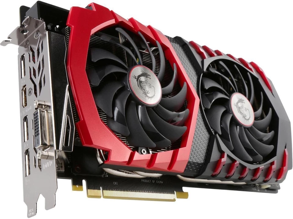 MSI GeForce GTX 1080 GAMING 8GB GDDR5X High Performance Graphics Card - Image 2 of 4