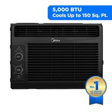 Midea 5,000 BTU Room Window Air Conditioner M...