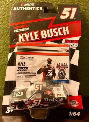 KYLE BUSCH 2022 1/64 #51 NASCAR AUTHENTICS RACED WIN VERSION WAVE 01 TRUCK HTF