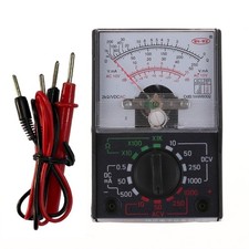 1000V Voltmètre Dc / AC 250mA Ampèremètre Résistance Mètre Analogique Multimètre