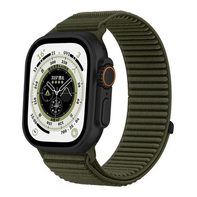 Nylon Sport Band-Gurt für Apple Watch Serie 10 9 8 7 6 5 4 SE IWATCH 38-49mm