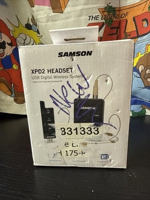 Samson Stage XPD2 Wireless Live Stream Podcast Broadcast Headset Microphone Mic