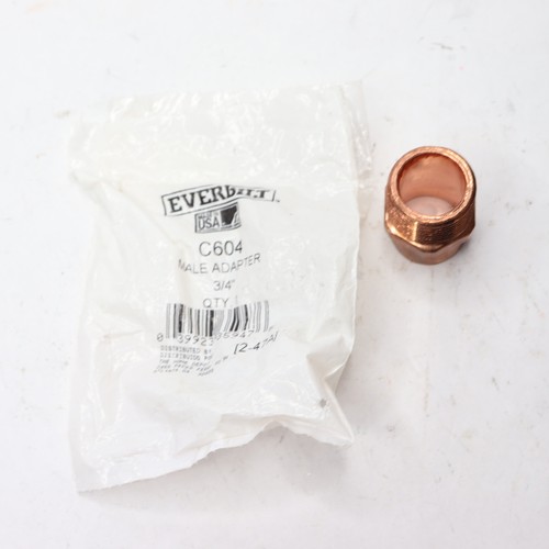 Nibco Male Adapter Copper 3/4" C604HD34