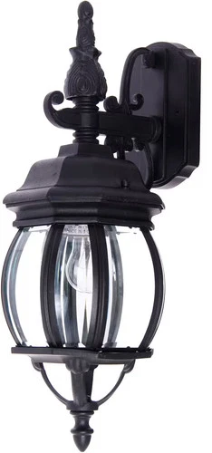 Maxim Lighting 1030BK Crown Hill 15.5" Outdoor Wall Light in Black - Picture 1 of 2