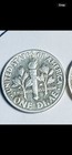 1952-1961  P Silver Roosevelt Dime, 2 dime from those — photo 4