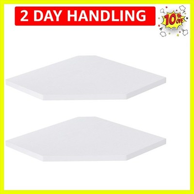 Corner Shelf Wall Mount, Floating Corner Shelves, Set of 2 Corner Wall Shelf ...