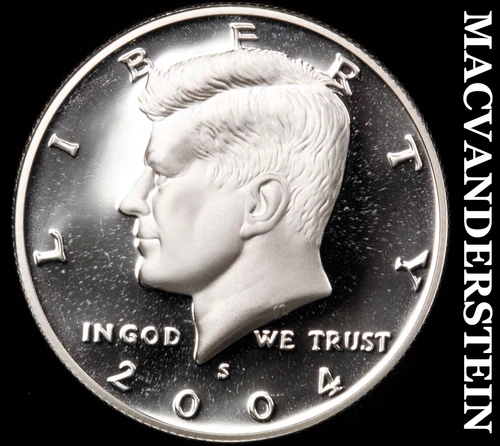 2004-S Kennedy Half Dollar- Silver Choice Gem Proof Luster No Reserve #i7478