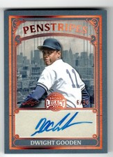 2025 Leaf A Bronx Legacy #P-DG1 Dwight Gooden Penstripes /25