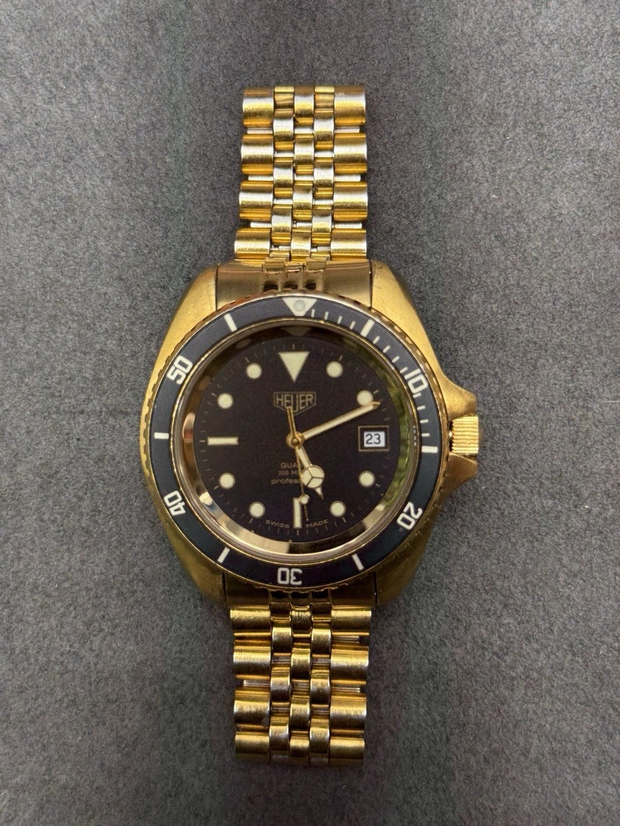 👍 Vintage TAG HEUER 1000 980.022 Jumbo 984.013 Style Wolf Of Wall