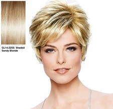 Eva Gabor True Demure Wig, Color GL14-22SS Shaded Sandy Blonde, by Hairuwear
