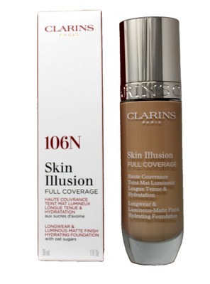 CLARINS SKIN ILLUSION FULL COVERAGE 106N - 30 ML/1 FL OZ