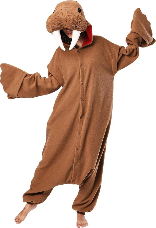 Морж приморские существа Kigurumi костюм бесплатный размер Хэллоуин SAZAC новый Японии - Изображение 4 из 4