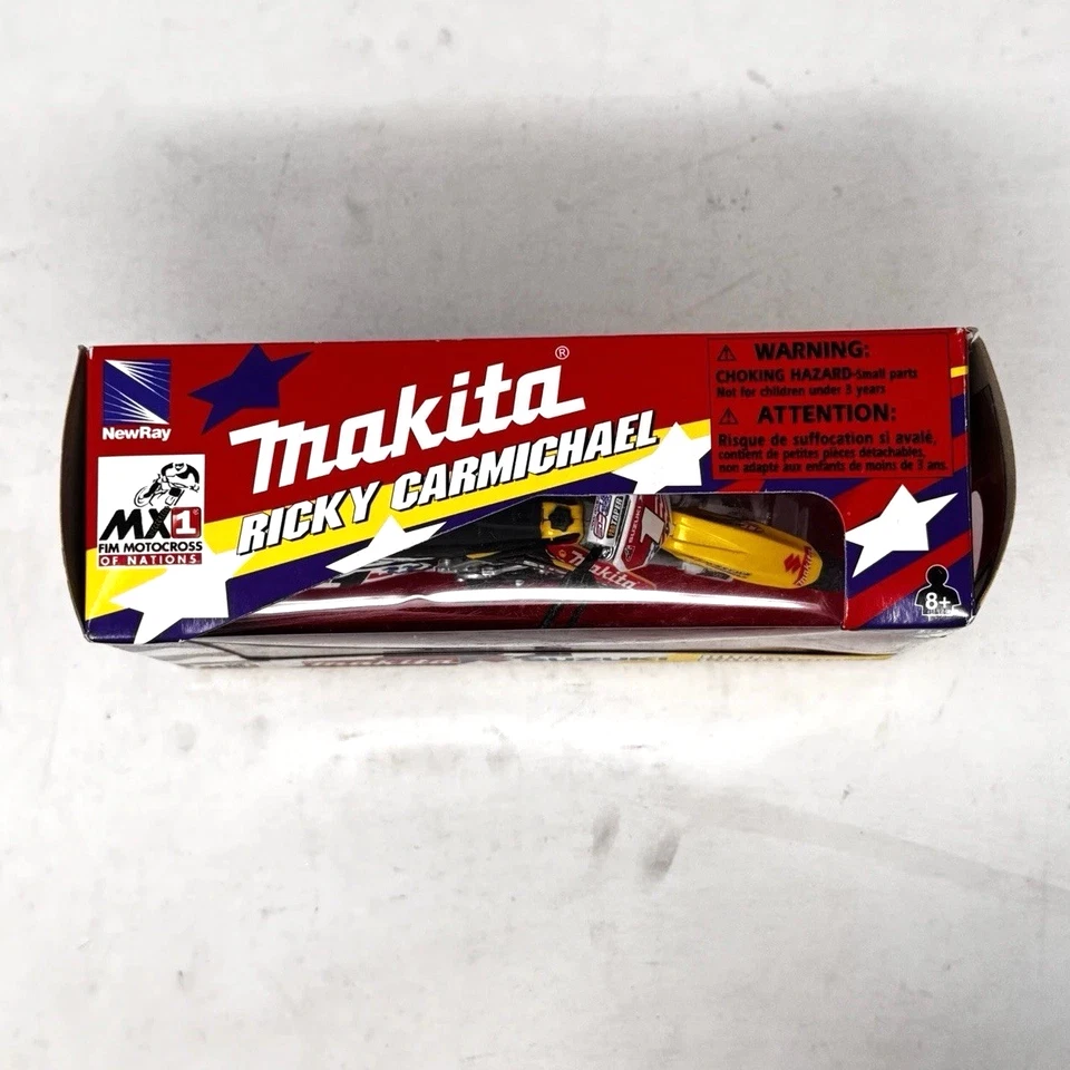 Ricky Carmichael New Ray 1:12 scale Motocross of Nations 2007 Diecast New Rare - Image 4 of 4