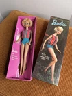 Vintage BARBIE BOX And Doll PALE BLONDE 1965 Bendable Legs #1070 Mattel