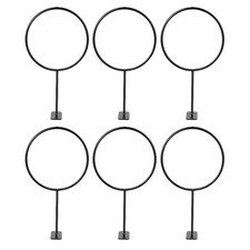 6 Pcs Storage Rack Basketball Wall Holder Football Hanger Iron Wire