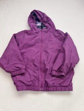 L.L. Bean girls wind/rain jacket size M 5-6 EUC