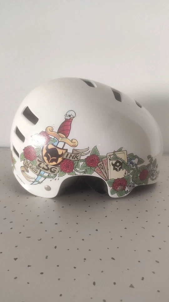 Casco Ride TSG Skate/BMX Blanco - Imagen 3 de 4