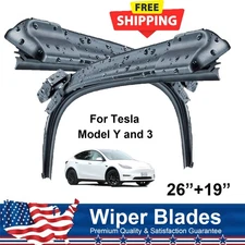 GreatQuality 26+19 Windshield Wiper Blades For Tesla Model Y Model 3 OEM Quality