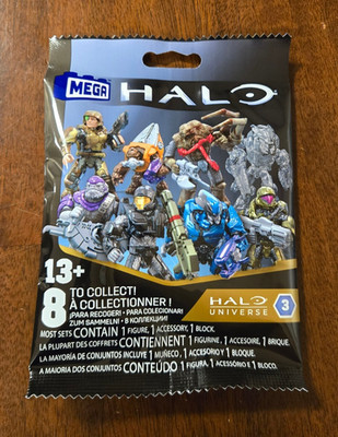 Mega Construx Halo Universe Series 3 GRUNT MINOR Sealed Blind Bag Code 03CHA