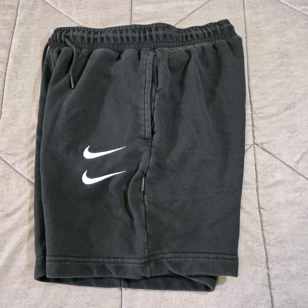 Nike Double Swoosh MCMLXXII Black Shorts Goddess Of Victory Mens