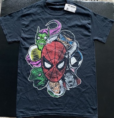 Marvel Comics Spider-Man Universe Black T Shirt Men s Small S Tee Venom Lizard